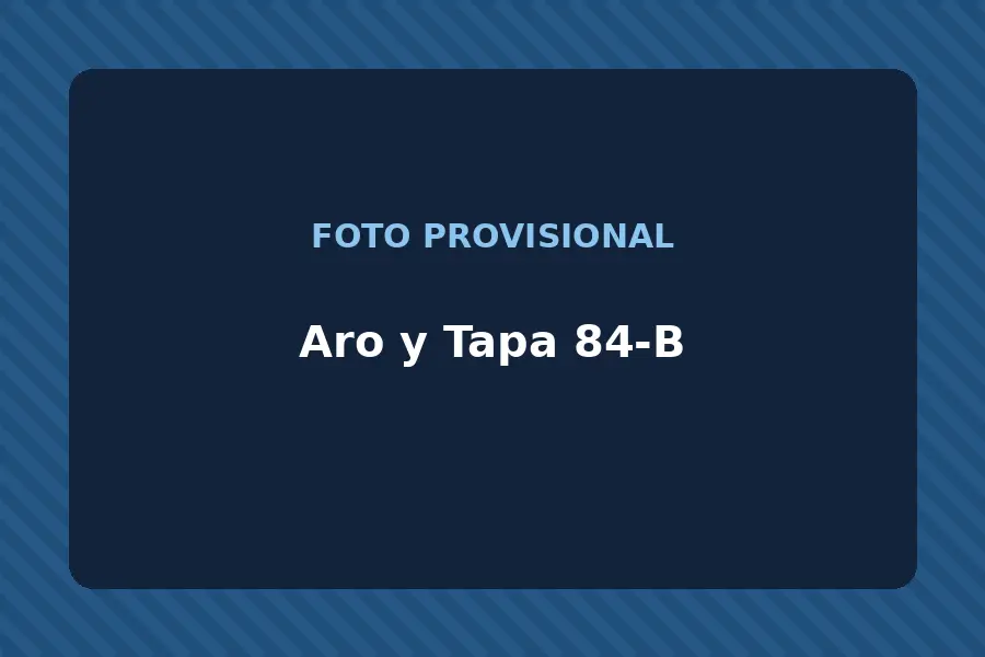 Aro y Tapa 84-B