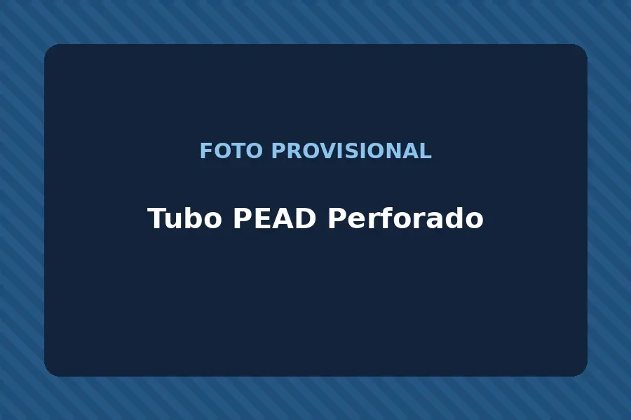Tubo PEAD Perforado